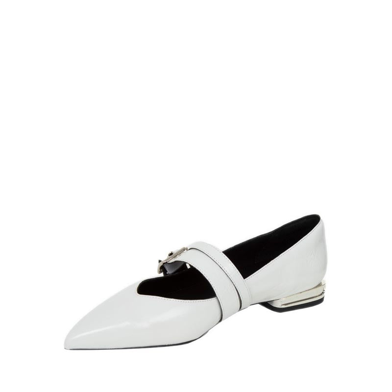 9A950-Wht Flats - White