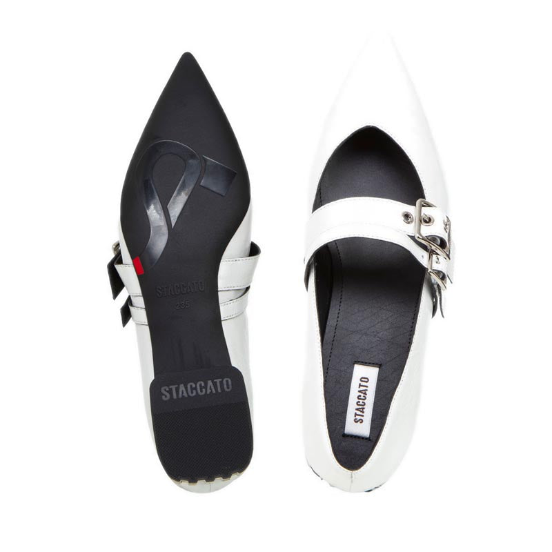 9A950-Wht Flats - White
