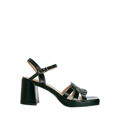 9Ab03-005 Sandal Heels - Black