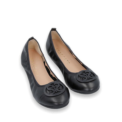 9Cp47005 Women'S  Flats - Black