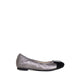 9Hy87-Gre Ballerina Flats - Gray
