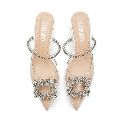 A3173-Slr Sandal Heels - Silver