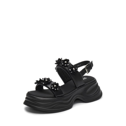 A4782-005 Wedges Sandal - Black