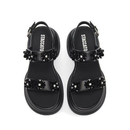 A4782-005 Wedges Sandal - Black