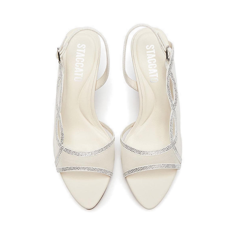 A87-5-018 Sandal Heels - Beige