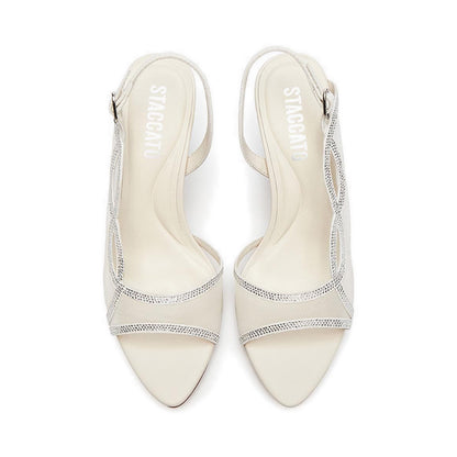 A87-5-018 Sandal Heels - Beige