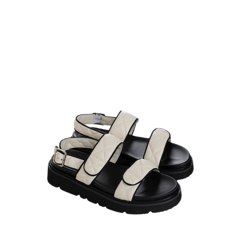 Bx109-Wht Sandals - White