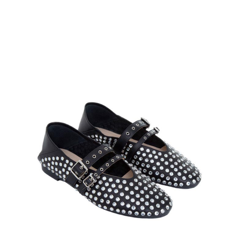 EA907-005 Flats - Black