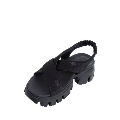 EBK65-005 Sandal Wedges - Black