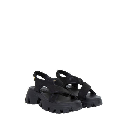 EBK65-005 Sandal Wedges - Black
