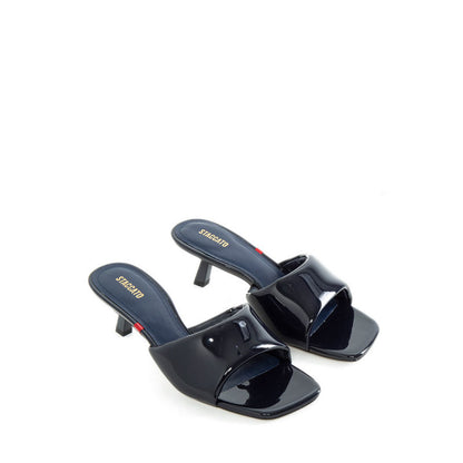 Ei127-Nav Sandal Heels - Navy