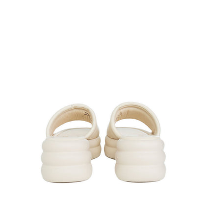Ei806-Ap1 Platform Sandals - Apricot