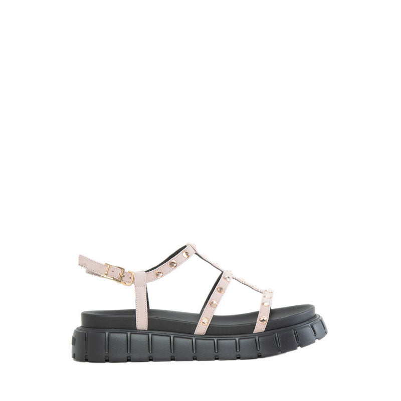 Ejo22-Pnk Platform Sandals - Pink
