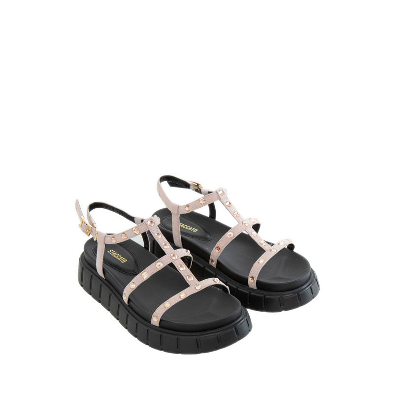 Ejo22-Pnk Platform Sandals - Pink