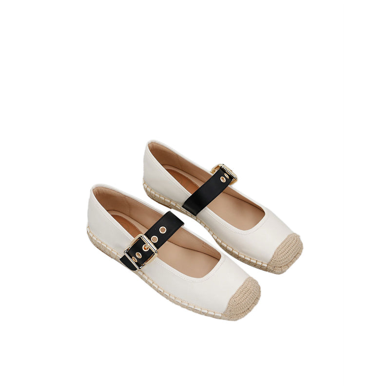 Evc01-018 Espadrilles Flats - Beige