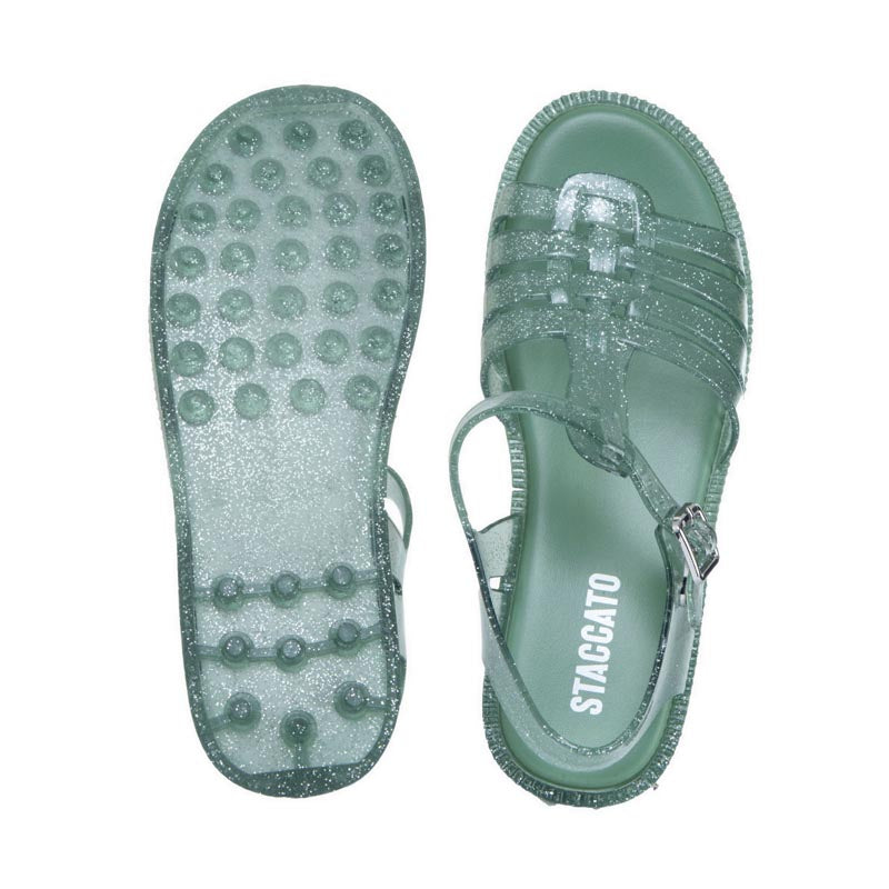 GL0820GEN Jelly Sandals - Green