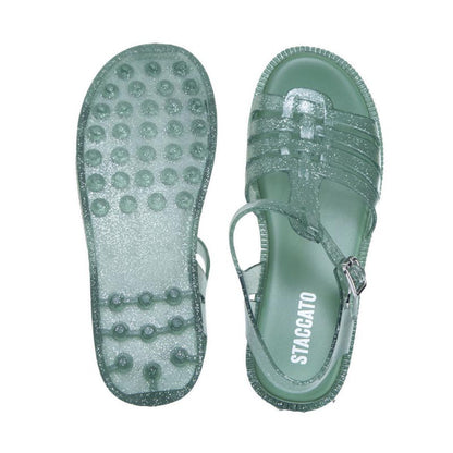 GL0820GEN Jelly Sandals - Green