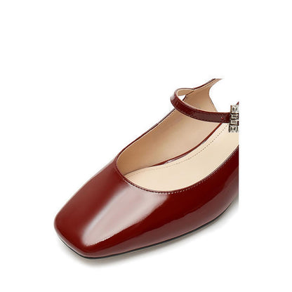 Ps535-Xm0 Heels - Burgundy
