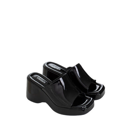 Zh511-005 Sandal Wedges - Black