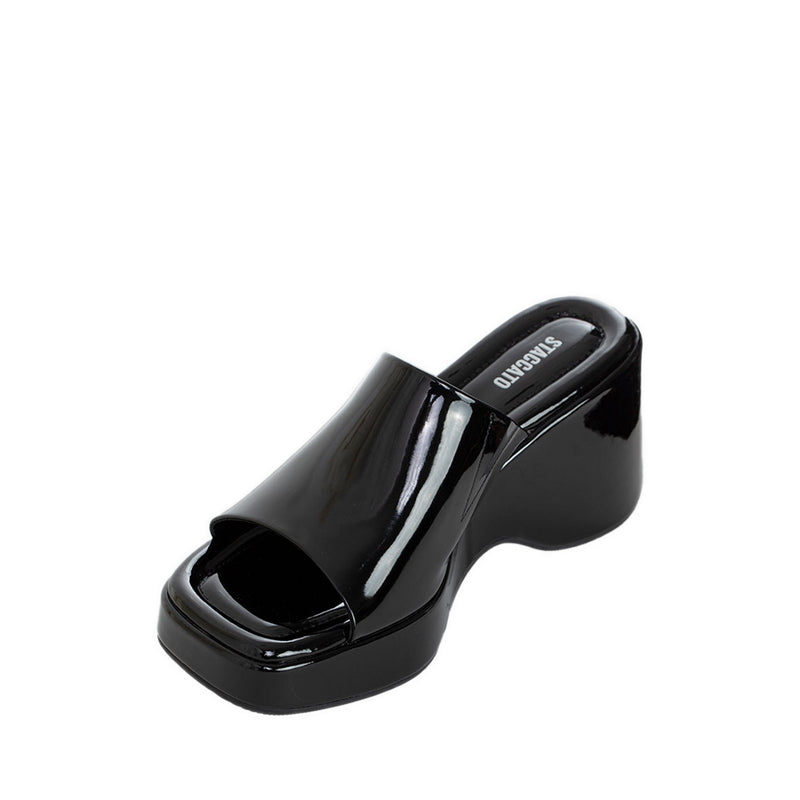 Zh511-005 Sandal Wedges - Black