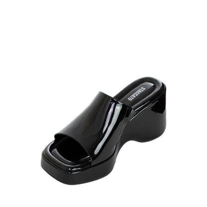 Zh511-005 Sandal Wedges - Black