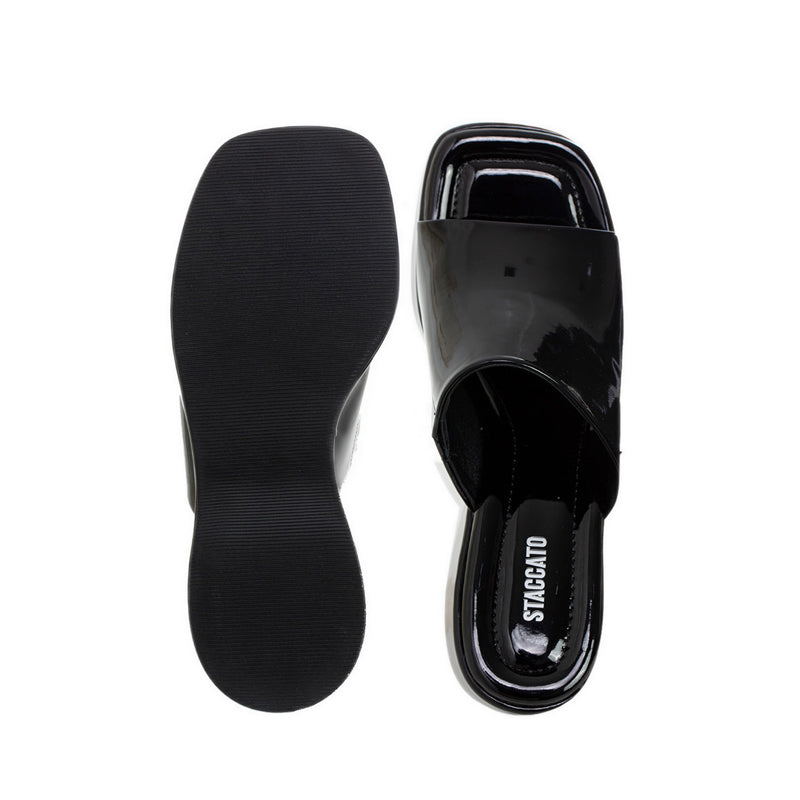 Zh511-005 Sandal Wedges - Black
