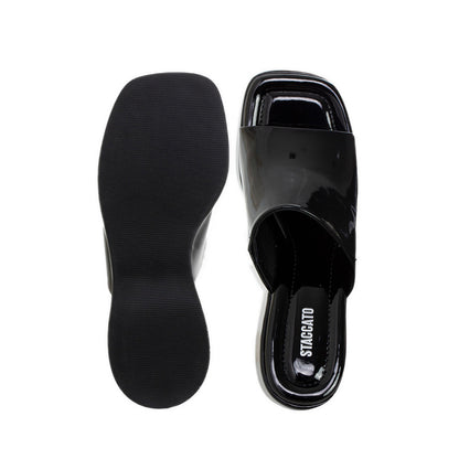 Zh511-005 Sandal Wedges - Black