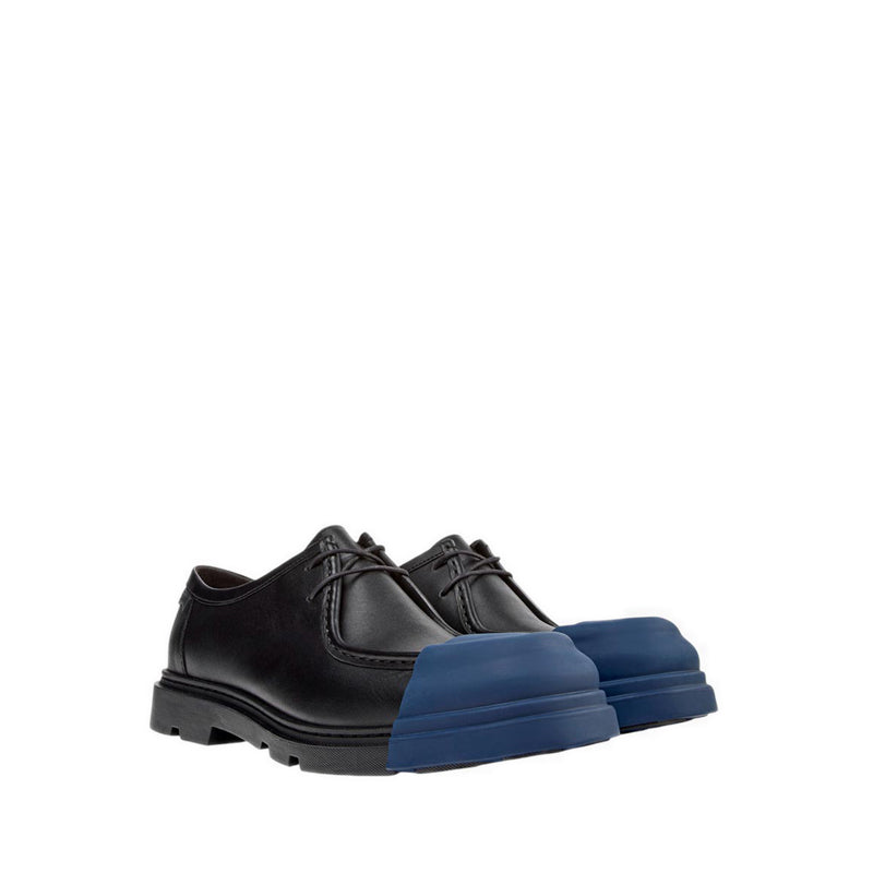 Junction Men's Flat Lace-Up Shoes - Black