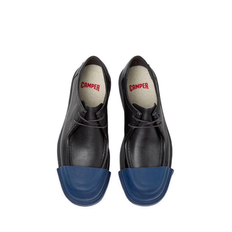 Junction Men's Flat Lace-Up Shoes - Black