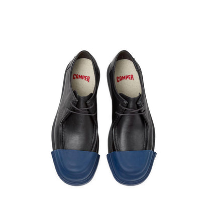 Junction Men's Flat Lace-Up Shoes - Black