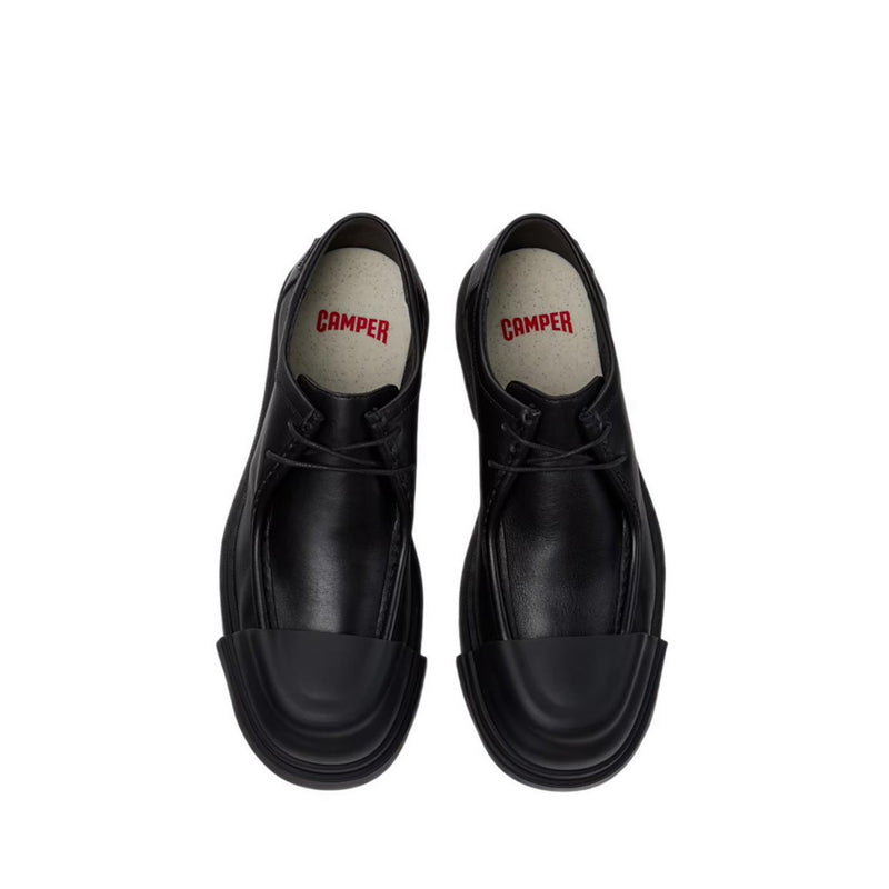 Junction Men's Flat Lace-Up Sneakers - Black