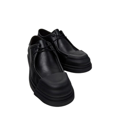 Junction Men's Flat Lace-Up Sneakers - Black
