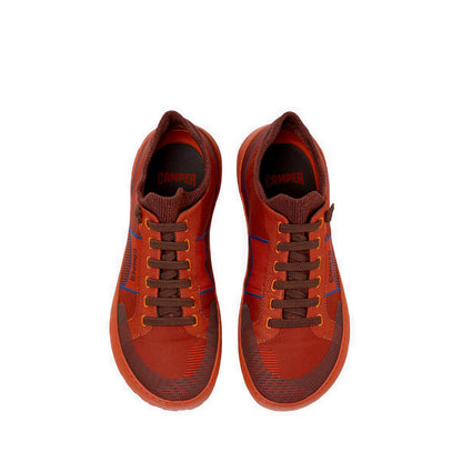 Peu Serra Men's Lace-Up Sneakers - Burgundy