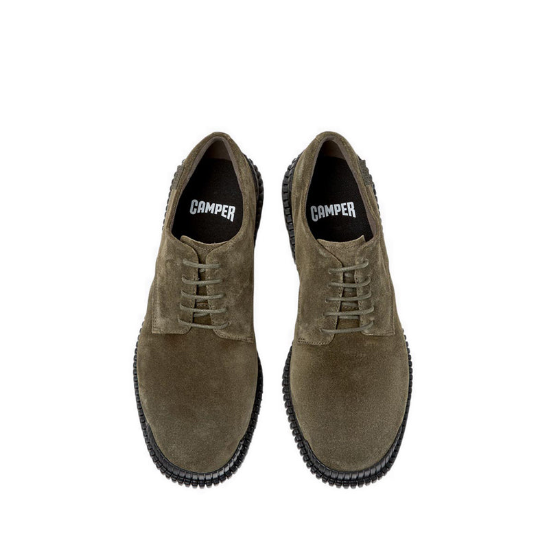 Pix Men's Flat Lace-Up Shoes - Green