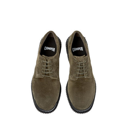 Pix Men's Flat Lace-Up Shoes - Green