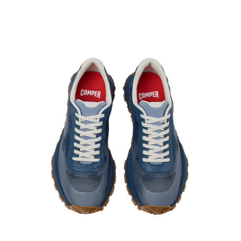 Drift Trail Men's Flat Lace-Up Sneakers - Blue