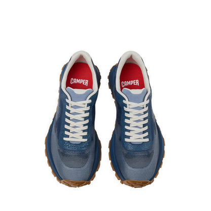 Drift Trail Men's Flat Lace-Up Sneakers - Blue
