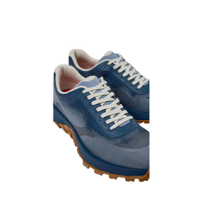 Drift Trail Men's Flat Lace-Up Sneakers - Blue