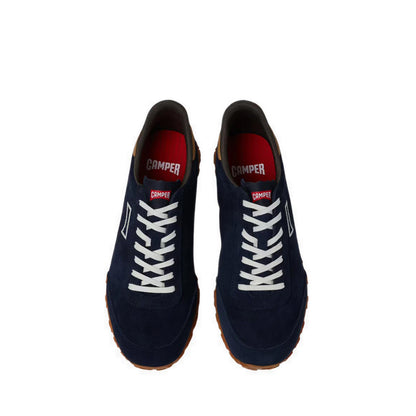 Drift Walk Men's Flat Lace-Up Sneakers - Blue