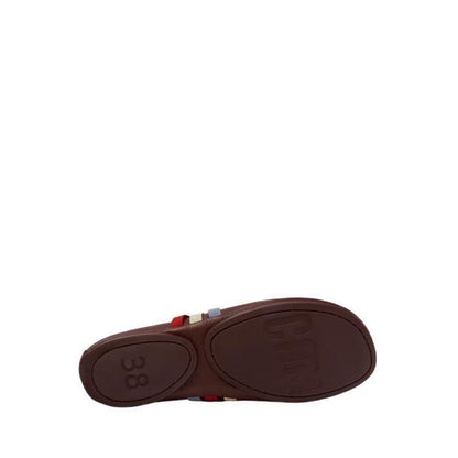 Right Nina Women's Flat Slip-on Shoes - Burgundy