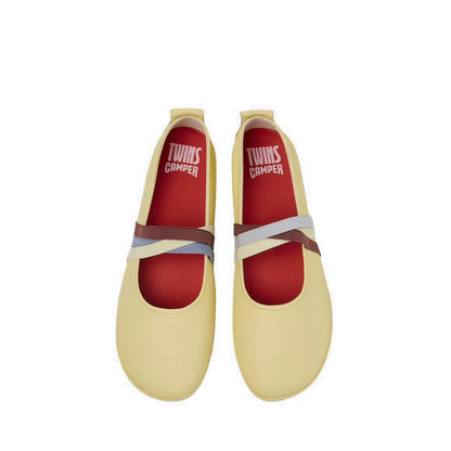 Right Nina Women's Flat Slip-on Shoes - Yellow