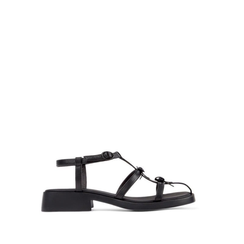 Dana Ultrasoft Black Women's Sandals