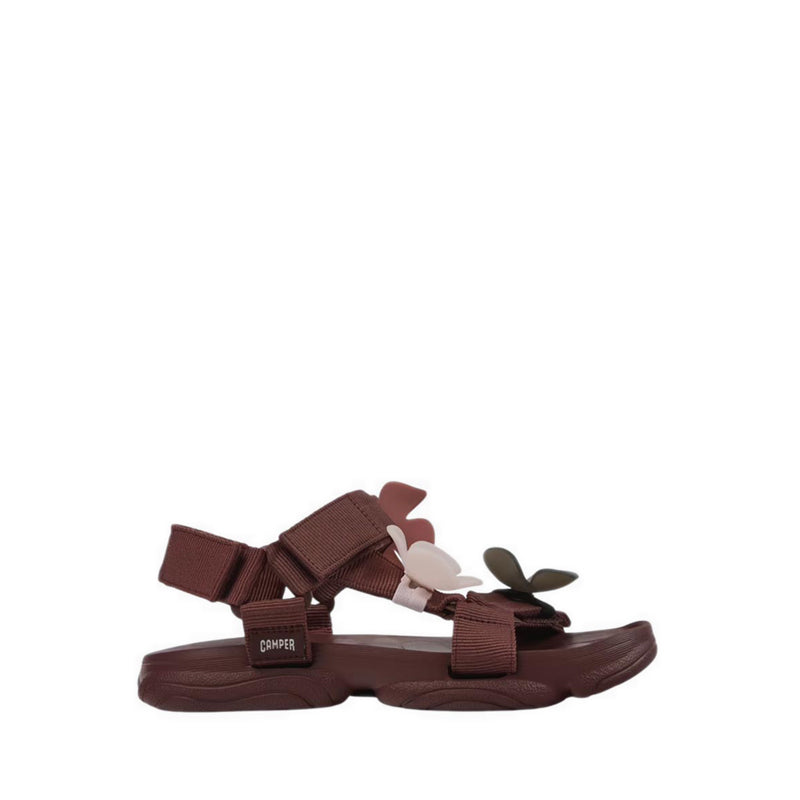 Karst Sandal Women's Flat Slip-on Sandals - Burgundy