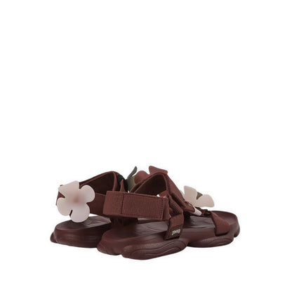 Karst Sandal Women's Flat Slip-on Sandals - Burgundy