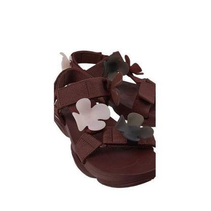 Karst Sandal Women's Flat Slip-on Sandals - Burgundy