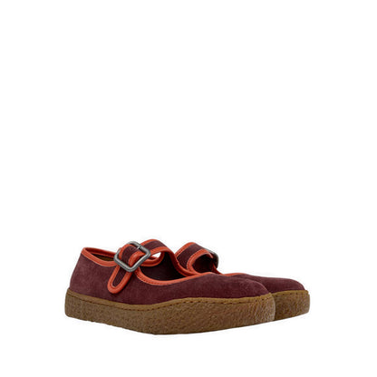 Peu Terreno Women Flat Slip-On Shoes - Burgundy