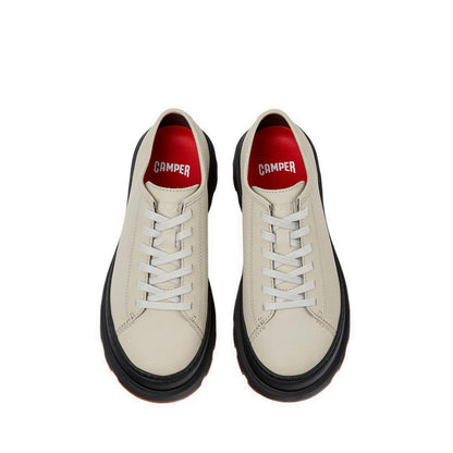 Brutus Women Flat Lace-Up Shoes - White