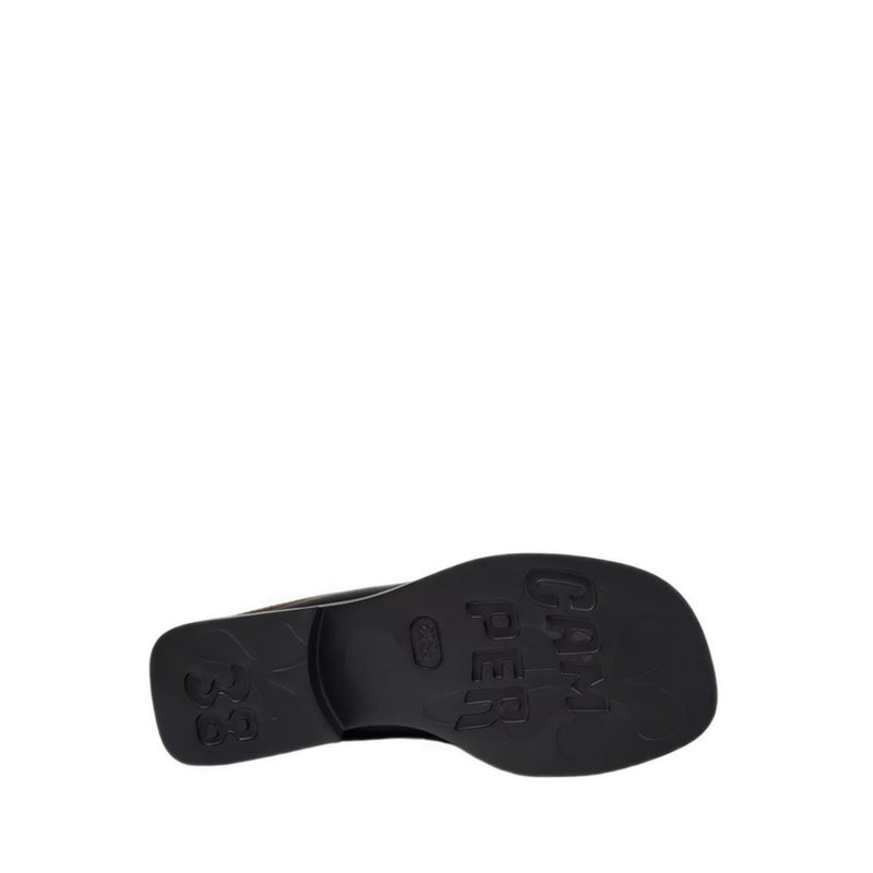 Donna Women's Flat Slip-on Sandals - Black