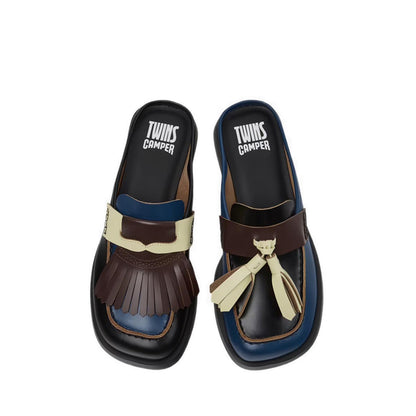 Donna Women's Flat Slip-on Sandals - Multicolor
