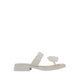 Dana Women's Flat Sandals - White